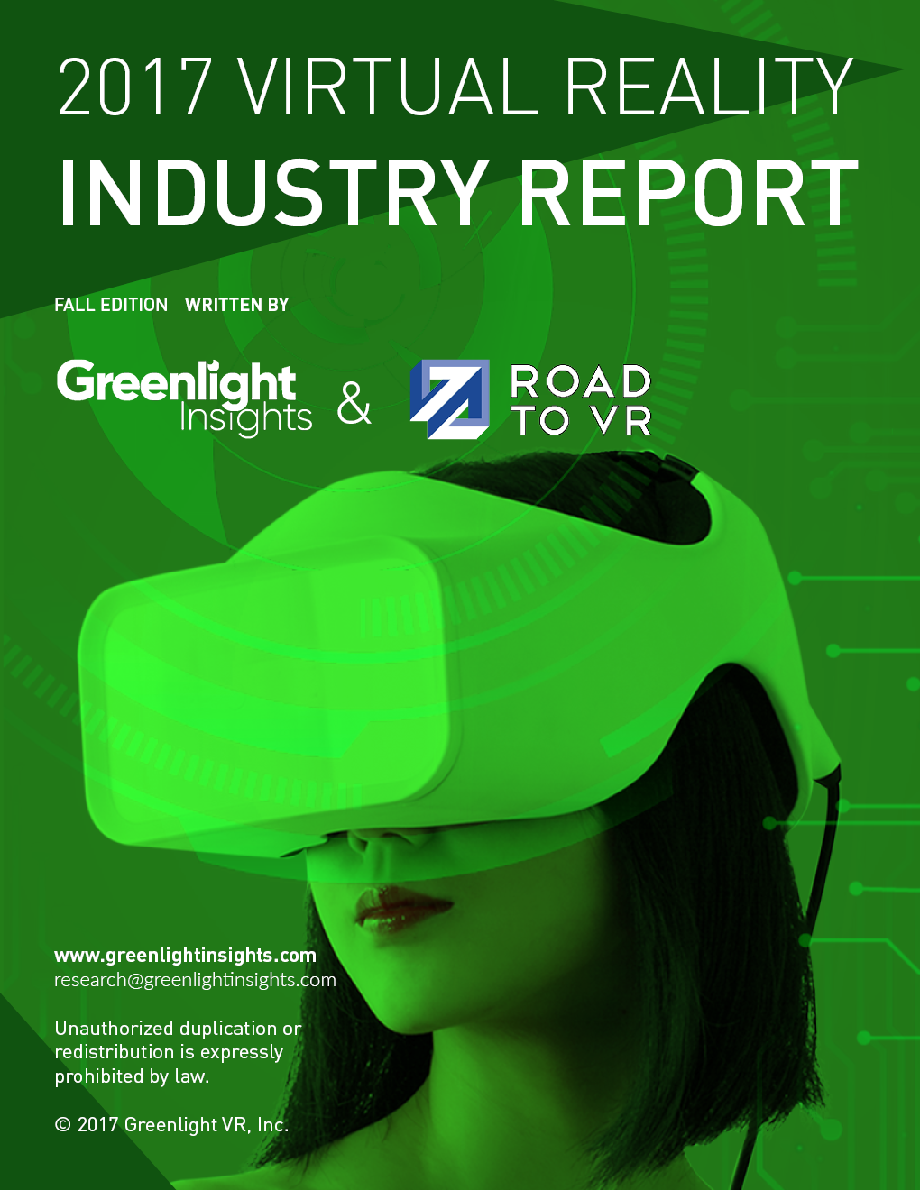 New Virtual Reality Industry Report, Fall 2017