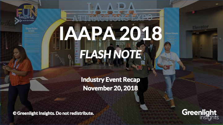 Flash Note_IAAPA 2018_111818vFinal-thumbnail IAAPA 2018: Trends in Location-Based xR