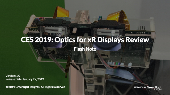 Optics for xR Displays Review 2019