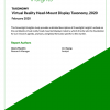 Virtual Reality Head-Mount Display Taxonomy, 2020